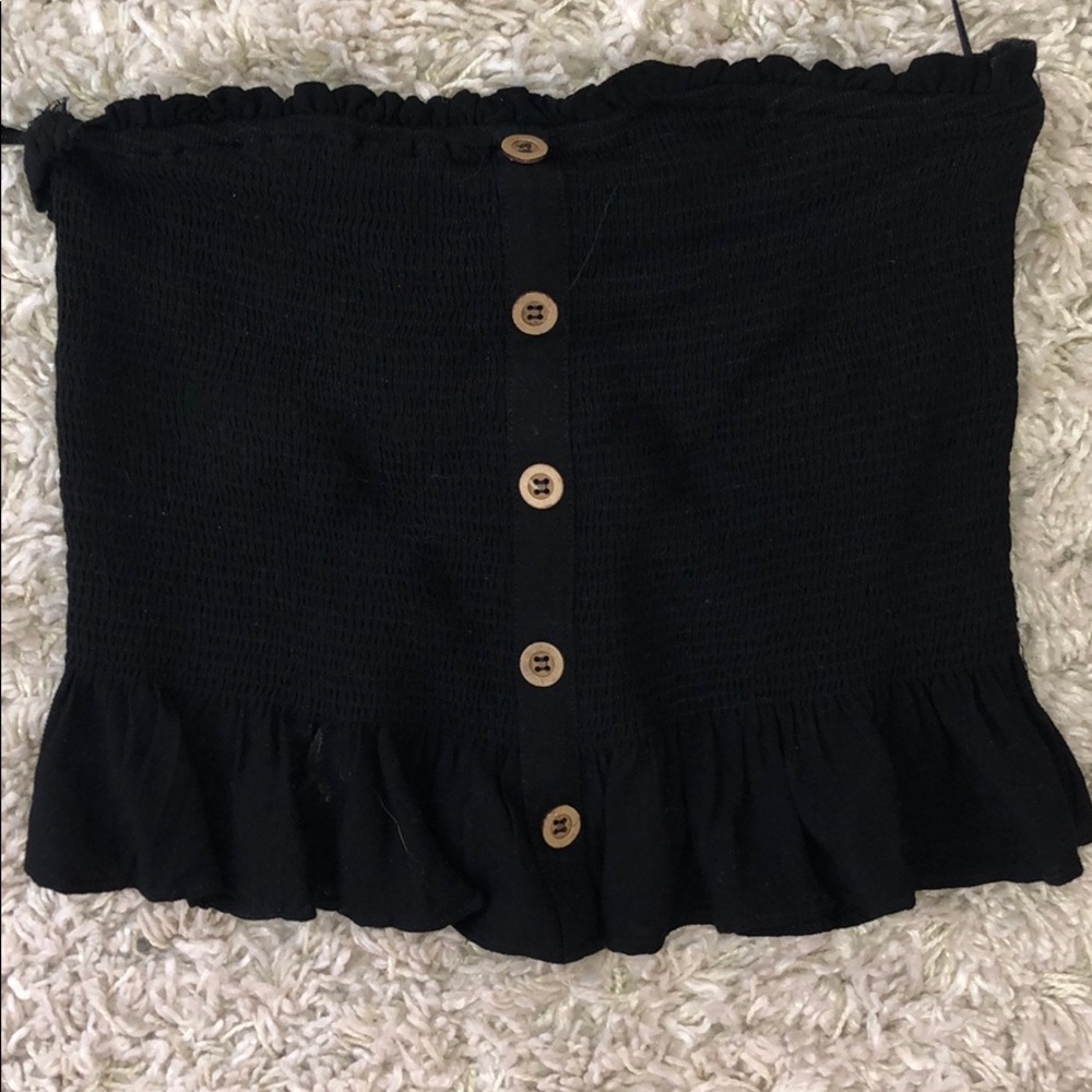 Cotton Candy LA Black Tube Top